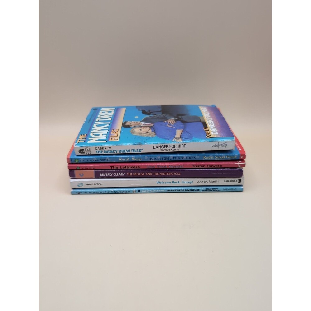 Vintage Children’s Chapter Book Lot 6 Nancy Drew Babysitters Club Cleary